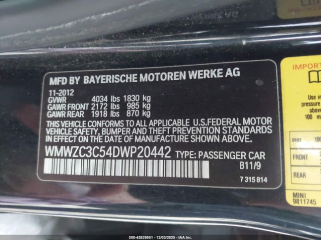 2013 MINI COUNTRYMAN WMWZC3C54DWP20442 Photo 8