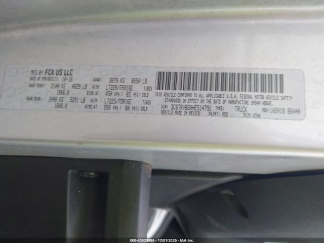 2017 RAM PROMASTER 1500 3C6TRVBG0HE514791 Photo 8