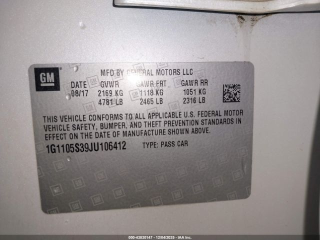 2018 CHEVROLET IMPALA 1G1105S39JU106412 Photo 8