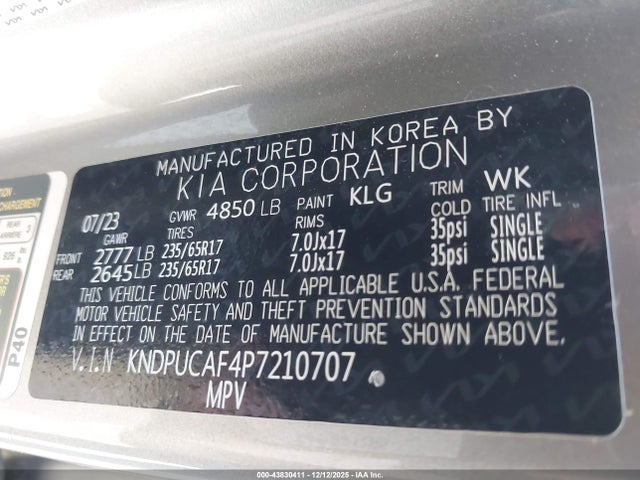 KIA Sportage Lx 2023 KNDPUCAF4P7210707 Image 9