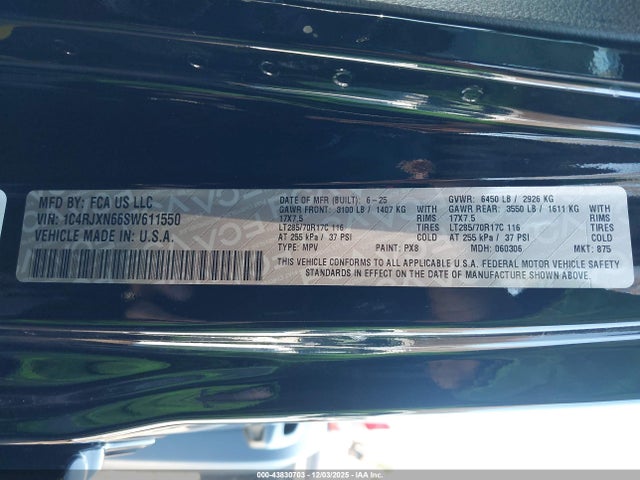 1C4RJXN66SW611550 Jeep Wrangler 4xe Willys 4xe