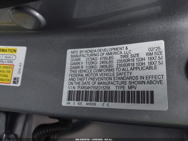 2025 HONDA CR-V 7FARS4H79SE015258 Photo 8