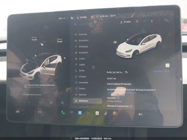 2023 TESLA MODEL 3 5YJ3E1EA7PF384280 Photo 6