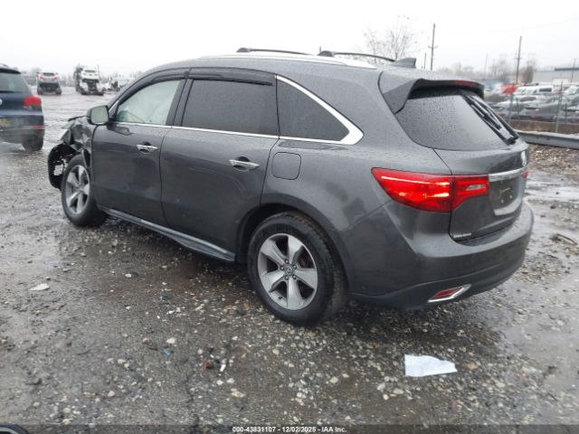 2014 ACURA MDX 5FRYD4H26EB002797 Photo 2