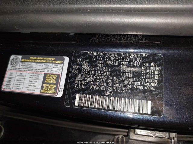 KIA Sorento Hybrid Ex 2023 KNDRHDLG2P5129676 Image 9