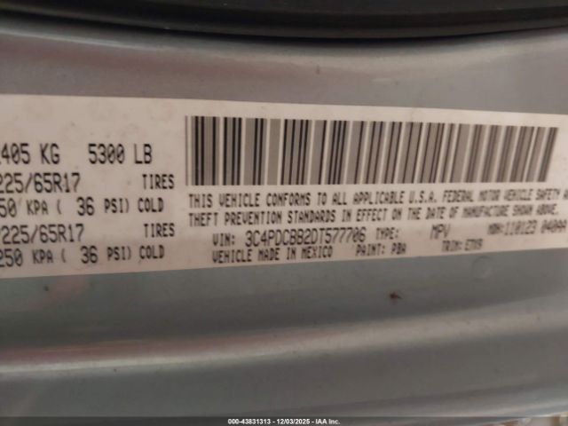 2013 DODGE JOURNEY 3C4PDCBB2DT577706 Photo 8