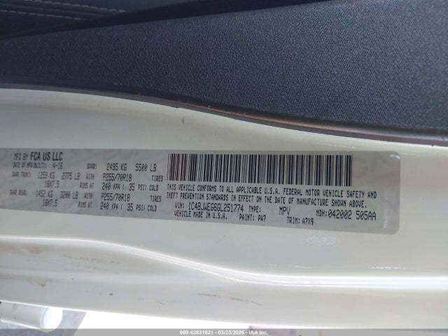 1C4BJWEG6GL251774 Jeep Wrangler Unlimited Sahara