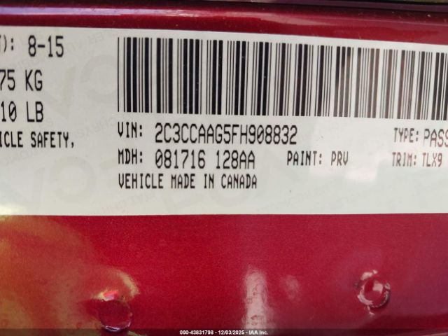 2015 CHRYSLER 300 2C3CCAAG5FH908832 Photo 8