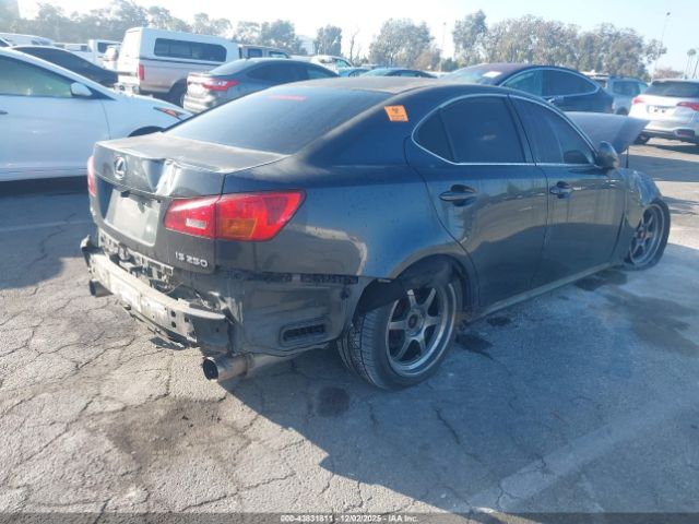 2006 LEXUS IS 250 JTHBK262962012537 Photo 3