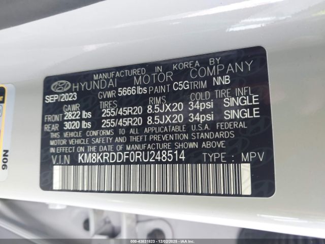 2024 HYUNDAI IONIQ 5 KM8KRDDF0RU248514 Photo 8