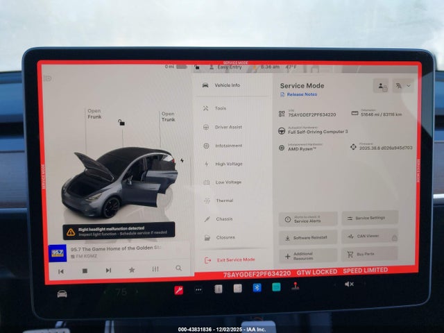 2023 TESLA MODEL Y 7SAYGDEF2PF634220 Photo 6