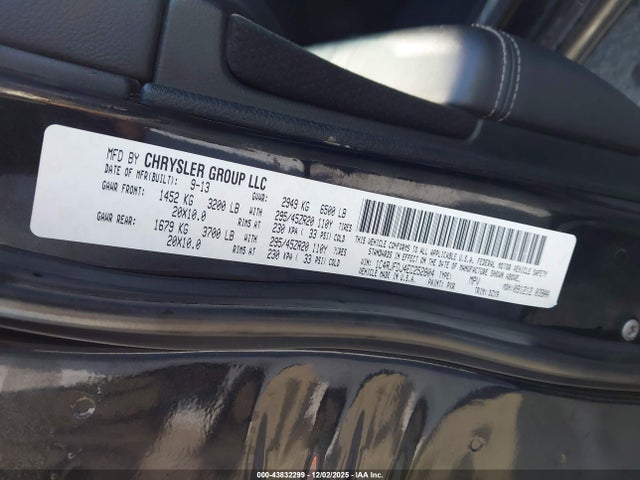 Jeep Grand Cherokee Srt8 2014 1C4RJFDJ4EC252804 Image 9