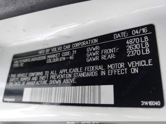 2017 VOLVO S60 YV140MTLXH2420356 Photo 8