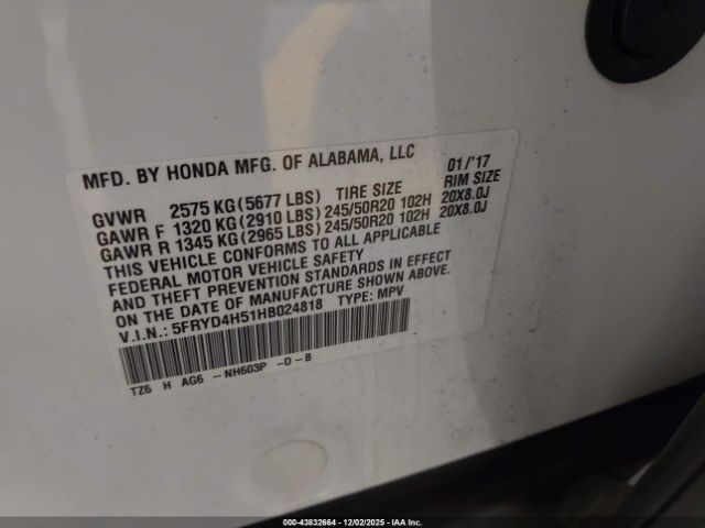2017 ACURA MDX 5FRYD4H51HB024818 Photo 8