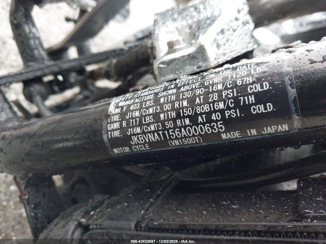 2006 KAWASAKI VN1500 JKBVNAT156A000635 Photo 9