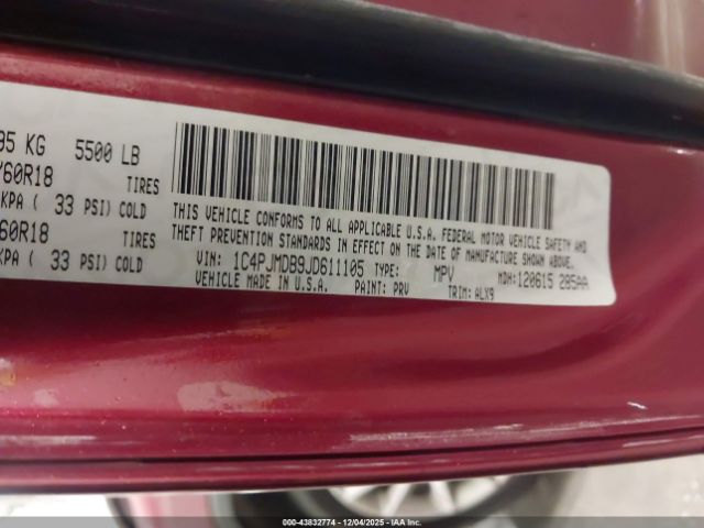 2018 JEEP CHEROKEE 1C4PJMDB9JD611105 Photo 8