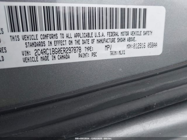 2014 CHRYSLER TOWN & COUNTRY 2C4RC1BG0ER297878 Photo 8