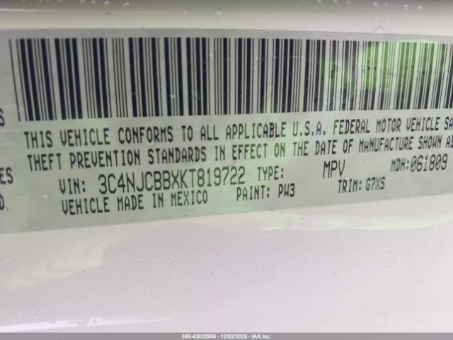 2019 JEEP COMPASS 3C4NJCBBXKT819722 Photo 8