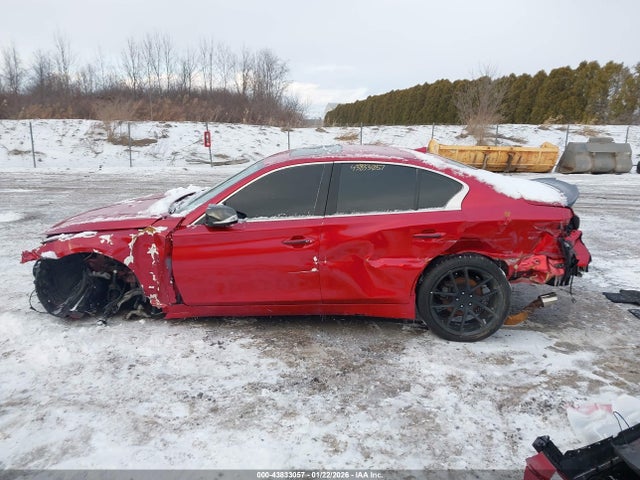Продаж на аукціоні авто 2022 Infiniti Q50 Luxe Awd, vin: JN1EV7BR6NM341725, номер лоту: 43833057