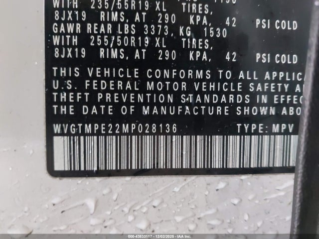 WVGTMPE22MP028136 Volkswagen ID.4 PRO S