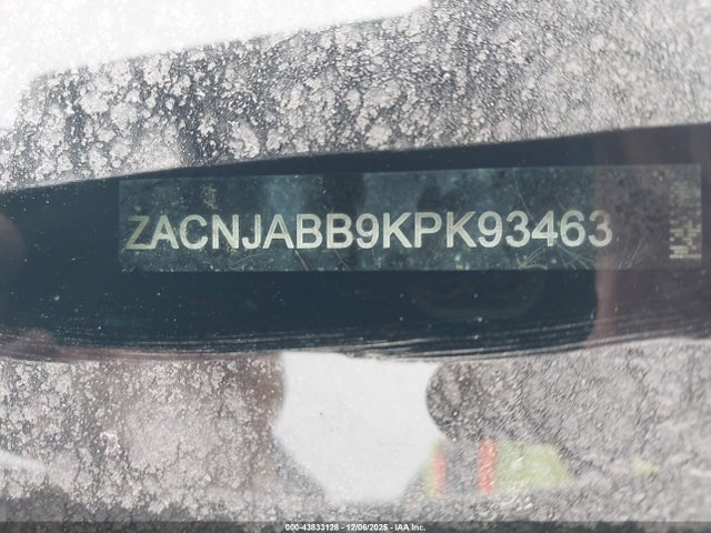 2019 Jeep Renegade Latitude Fwd მანქანა იყიდება აუქციონზე, vin: ZACNJABB9KPK93463, აუქციონის ნომერი: 43833128