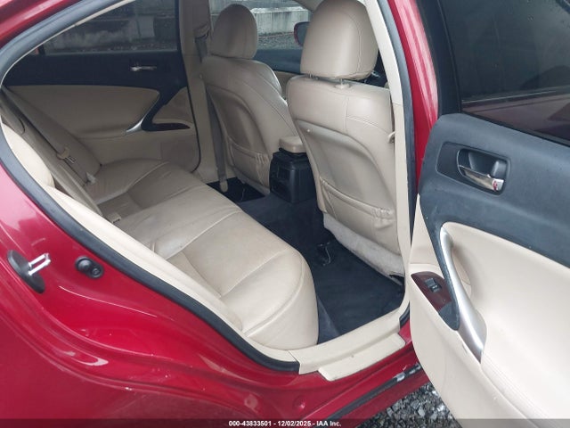 2008 Lexus Is 250 მანქანა იყიდება აუქციონზე, vin: JTHBK262882072280, აუქციონის ნომერი: 43833501