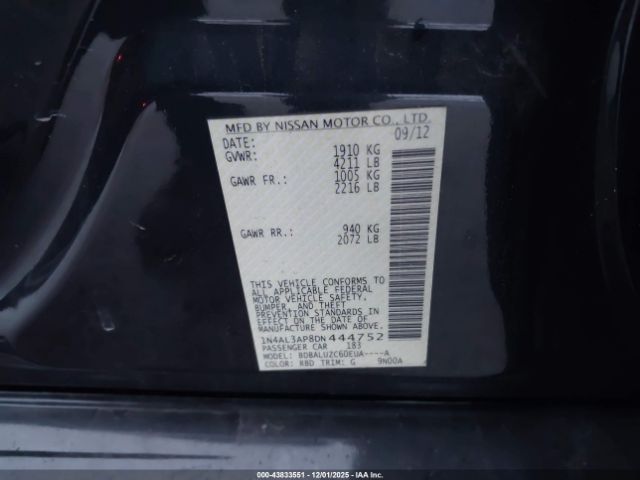 2013 NISSAN ALTIMA 1N4AL3AP8DN444752 Photo 8