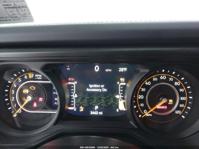 43833596 :رقم المزاد ، 1C6PJTAG8SL536728 vin ، 2025 Jeep Gladiator High Tide مزاد بيع
