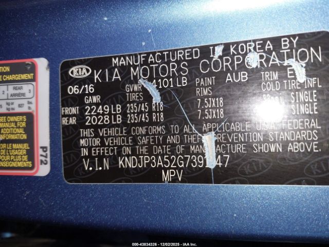 2016 KIA SOUL KNDJP3A52G7391147 Photo 8