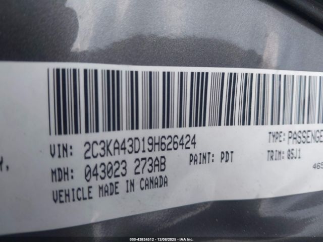 2009 CHRYSLER 300 2C3KA43D19H626424 Photo 8