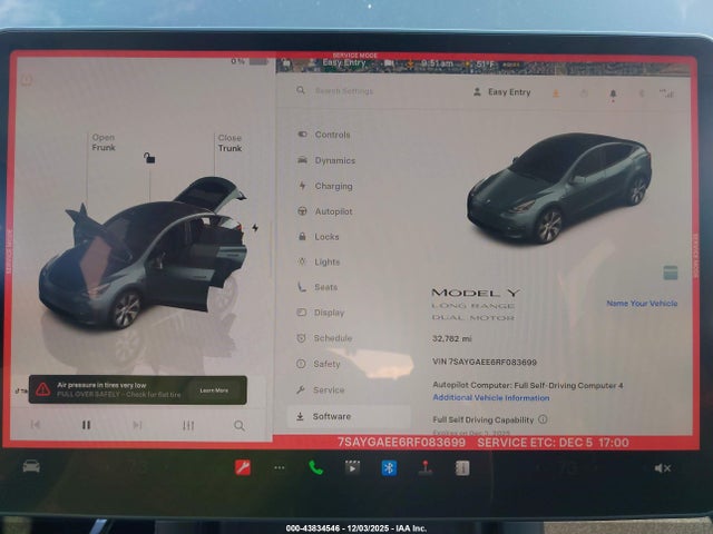 2024 TESLA MODEL Y 7SAYGAEE6RF083699 Photo 6