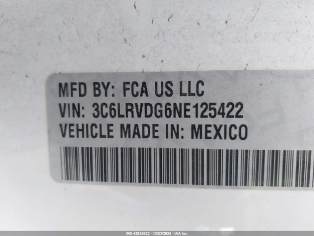 2022 RAM PROMASTER 2500 3C6LRVDG6NE125422 Photo 8