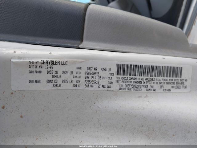 2009 CHRYSLER PT CRUISER 3A8FY58939T577763 Photo 8