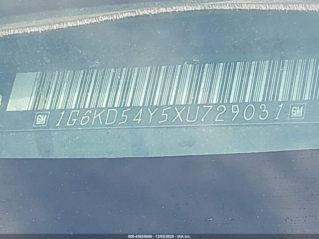 1999 CADILLAC DEVILLE 1G6KD54Y5XU729031 Photo 8