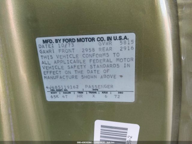 1974 FORD LTD 4J68S119162 Photo 8
