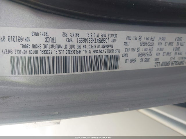 Продаж на аукціоні авто 2014 Ram 1500 Express, vin: 1C6RR6KTXES146951, номер лоту: 43835518