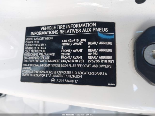 2006 MERCEDES-BENZ CLS 500 WDDDJ75X16A015290 Photo 8