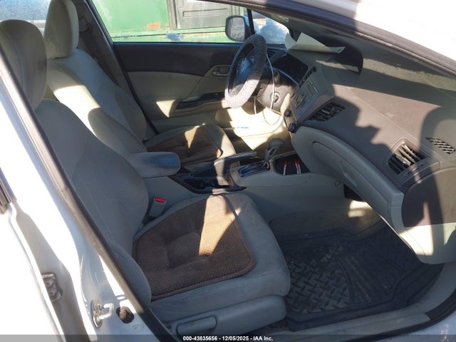 2012 Honda Civic Lx მანქანა იყიდება აუქციონზე, vin: 2HGFB2F50CH587482, აუქციონის ნომერი: 43835656