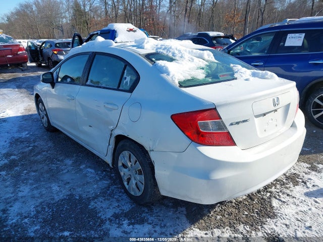 2012 Honda Civic Lx მანქანა იყიდება აუქციონზე, vin: 2HGFB2F50CH587482, აუქციონის ნომერი: 43835656