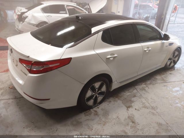 2013 KIA OPTIMA HYBRID KNAGM4AD3D5042227 Photo 3