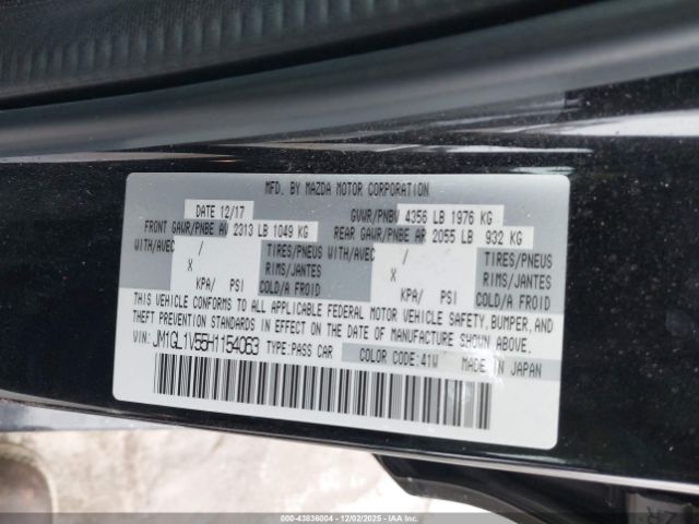 2017 MAZDA MAZDA6 JM1GL1V55H1154063 Photo 8