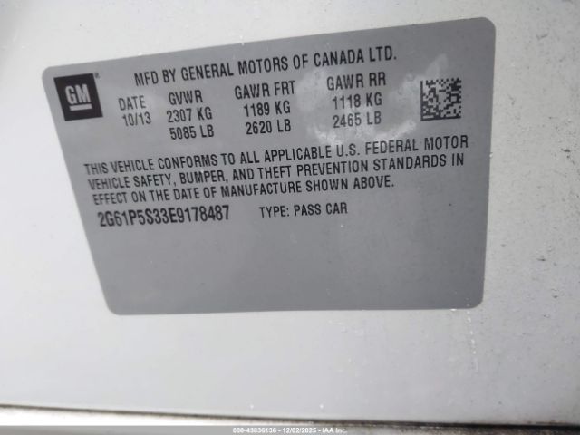 2014 CADILLAC XTS 2G61P5S33E9178487 Photo 8