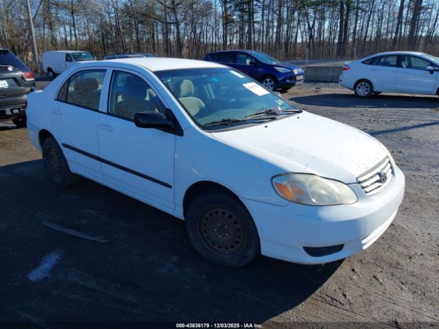 2004 TOYOTA COROLLA 2T1BR32E24C316973