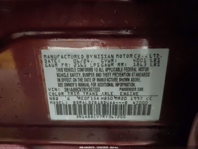 2024 NISSAN SENTRA 3N1AB8CV7RY367200 Photo 8