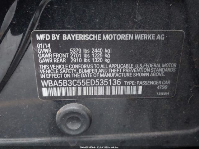 2014 BMW 535I WBA5B3C55ED535136 Photo 8