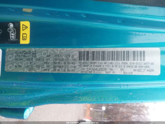 2020 JEEP WRANGLER UNLIMITED 1C4HJXEN0LW283787 Photo 8