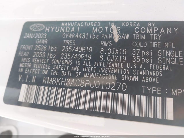 2023 HYUNDAI KONA N KM8KH3AC8PU010270 Photo 8