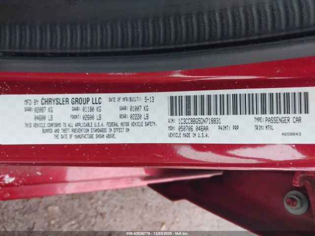 2013 CHRYSLER 200 1C3CCBBG5DN718831 Photo 8