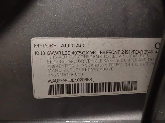 2014 AUDI A4 WAUFFAFL0EN020658 Photo 8