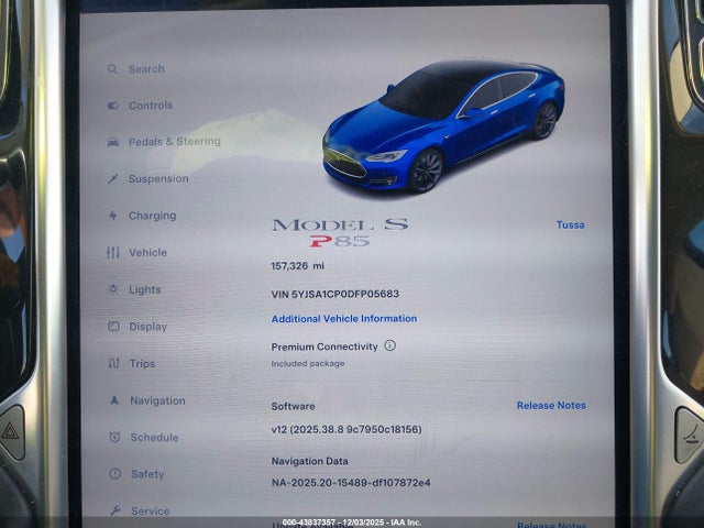 2013 TESLA MODEL S 5YJSA1CP0DFP05683 Photo 6